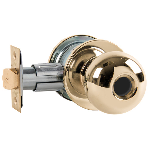 Cylindrical Lock Bright Brass