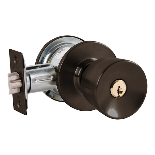 Cylindrical Lock Dark Oxidized Bronze