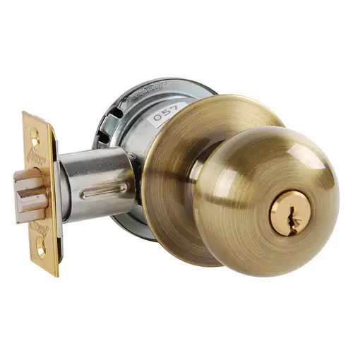 Cylindrical Lock Antique Brass