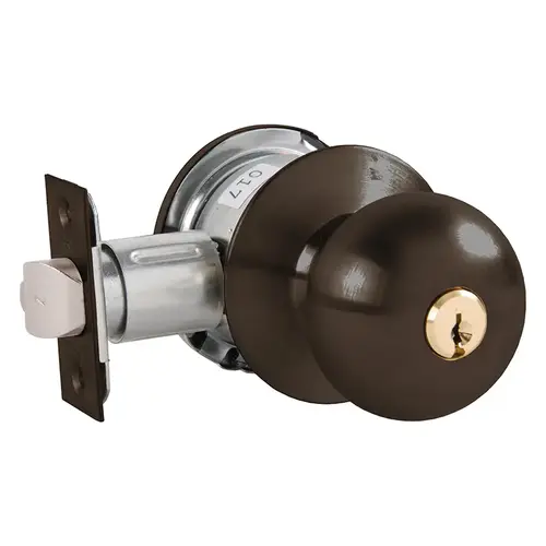 Cylindrical Lock Dark Oxidized Bronze