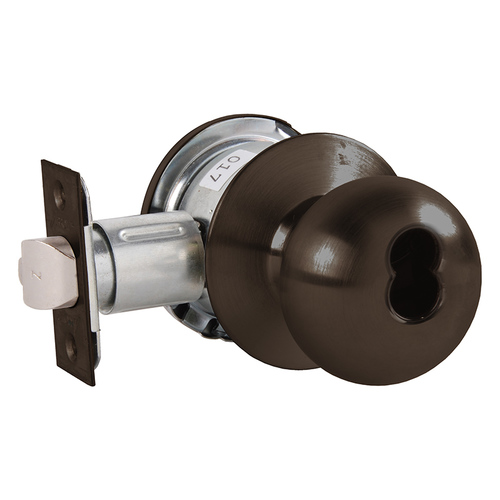 Cylindrical Lock Dark Oxidized Bronze