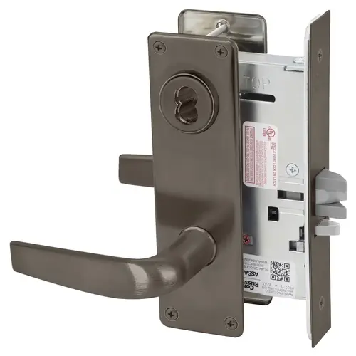 Mortise Lock Dark Oxidized Satin Bronze Oil Rubbed