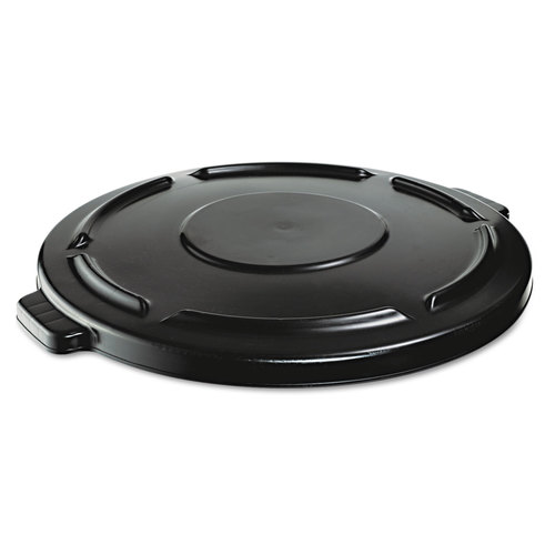 Rubbermaid RCP264560BLA Brute Trash Can Lid, Plastic, Black, For: Brute 44 gal Container
