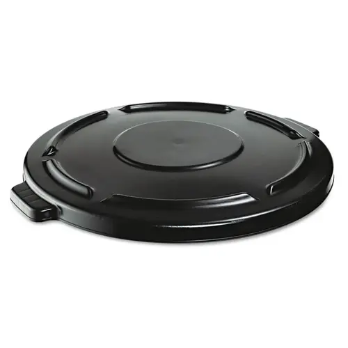 Brute Trash Can Lid, Plastic, Black, For: Brute 44 gal Container