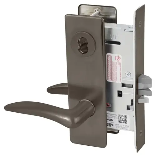 Mortise Lock Dark Oxidized Satin Bronze Oil Rubbed