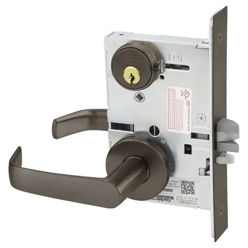 Mortise Lock Dark Oxidized Satin Bronze Oil Rubbed