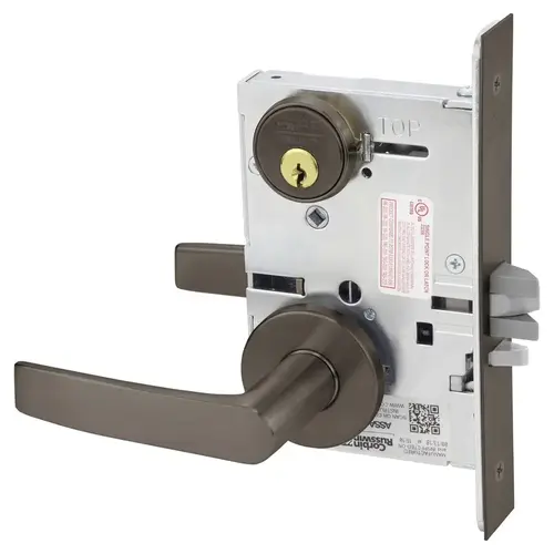 Mortise Lock Dark Oxidized Satin Bronze Oil Rubbed