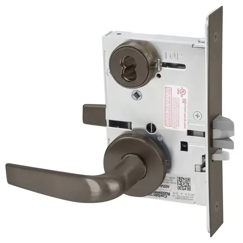 Mortise Lock Dark Oxidized Satin Bronze Oil Rubbed