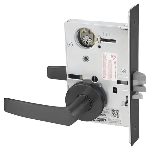 Mortise Lock Black Oxidized Bronze, Oil Rubbed