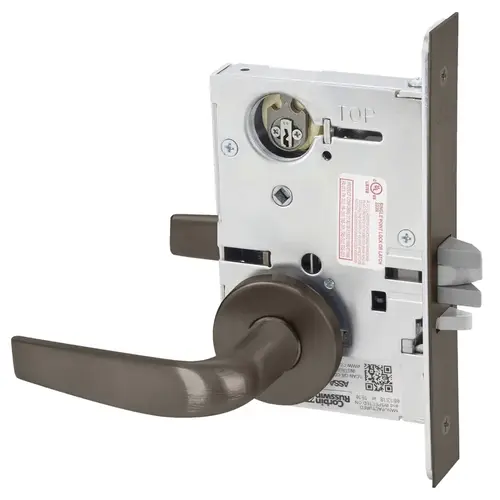 Mortise Lock Dark Oxidized Satin Bronze Oil Rubbed