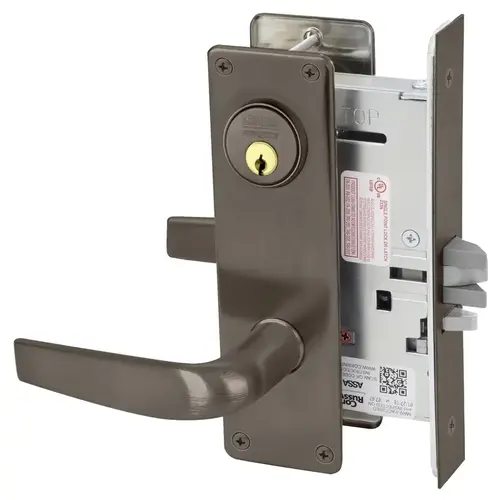 Mortise Lock Dark Oxidized Satin Bronze Oil Rubbed