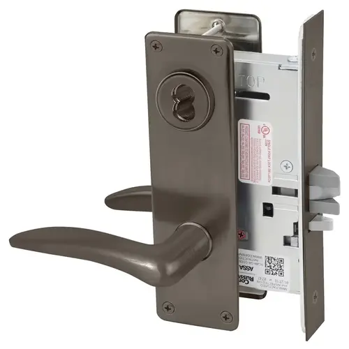 Mortise Lock Dark Oxidized Satin Bronze Oil Rubbed