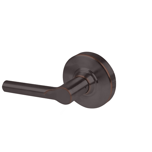 Grade 1 Double Dummy Trim, Broadway Lever, Non-Keyed, Aged Bronze Finish, Non-Handed Aged Bronze