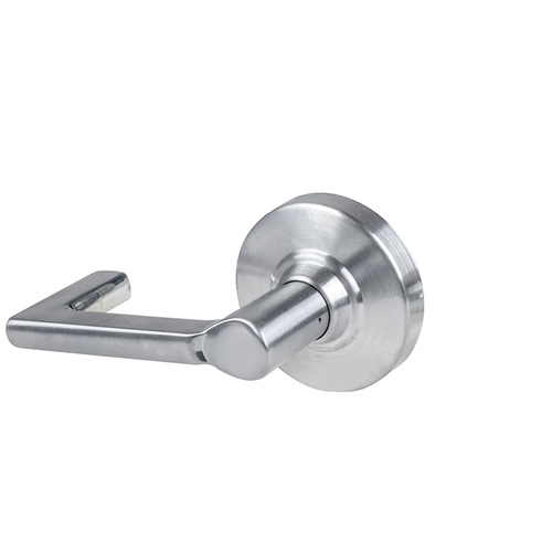 ALX Series Grade 2 Double Dummy Longitude Lever Trim Antimicrobial Satin Chrome Finish