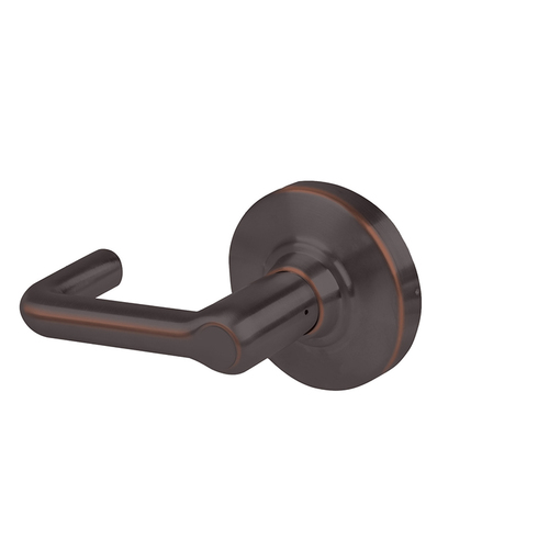 Grade 1 Double Dummy Trim, Tubular Lever, Non-Keyed, Aged Bronze Finish, Non-Handed Aged Bronze