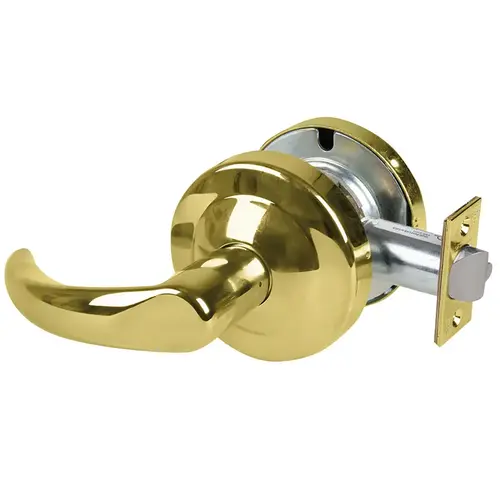 Cylindrical Lock Bright Brass