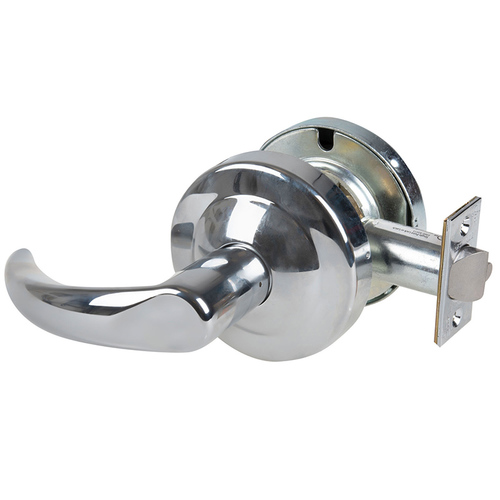 Cylindrical Lock Bright Chrome