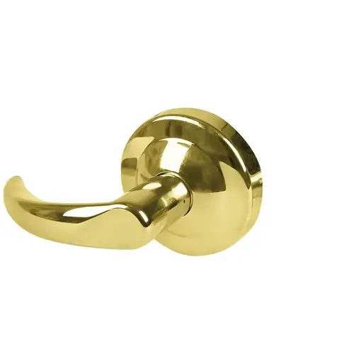 ALX Series Grade 2 Double Dummy Omega Lever Trim Bright Brass Finish