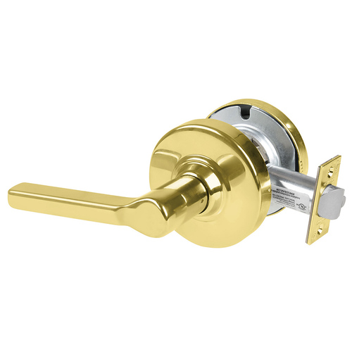 Cylindrical Lock Bright Brass