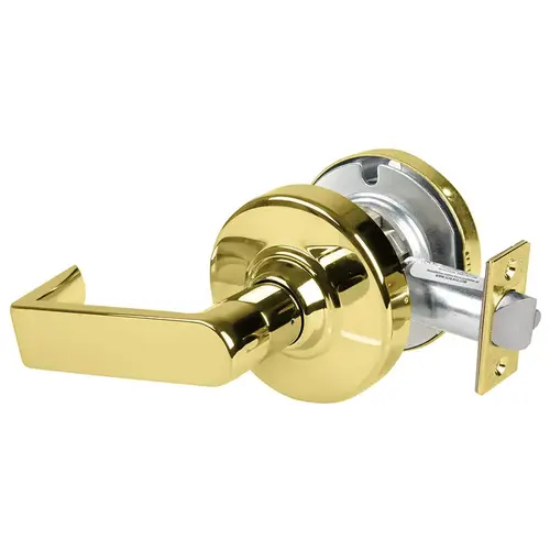 Cylindrical Lock Bright Brass