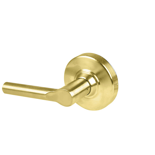 ALX Series Grade 2 Double Dummy Broadway Lever Trim Satin Brass Finish