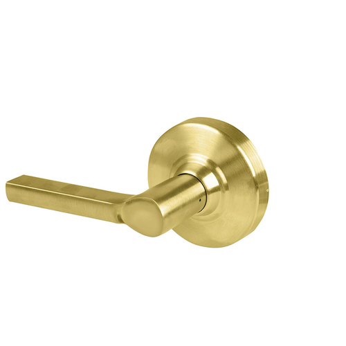 ALX Series Grade 2 Double Dummy Latitude Lever Trim Satin Brass Finish