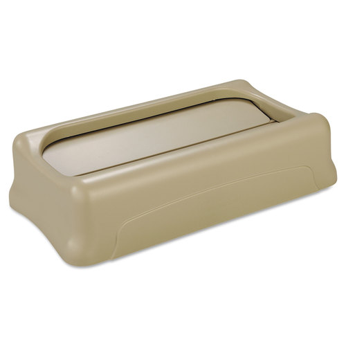 Swing Lid, 23 gal, Plastic, Beige, For: 15-7/8 and 23 gal Slim Jim Containers