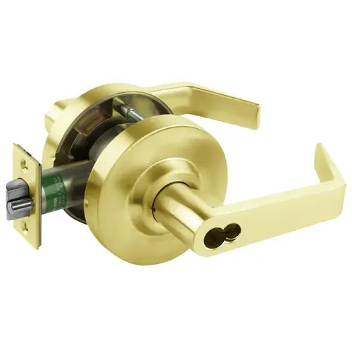 Cylindrical Lock Bright Brass