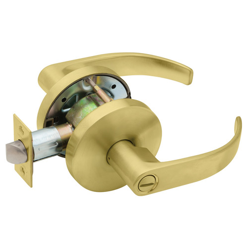 Cylindrical Lock Satin Brass