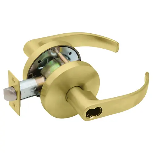 Cylindrical Lock Satin Brass