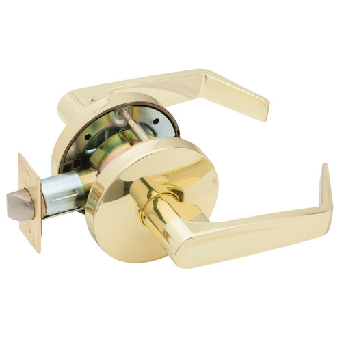 Cylindrical Lock Bright Brass