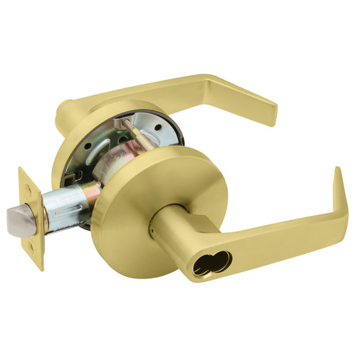 Cylindrical Lock Satin Brass