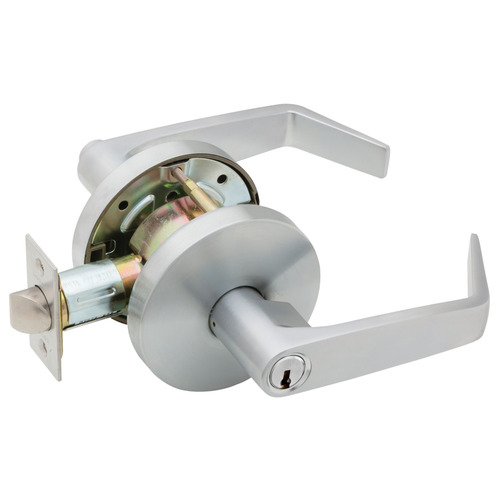 Cylindrical Lock Satin Chrome