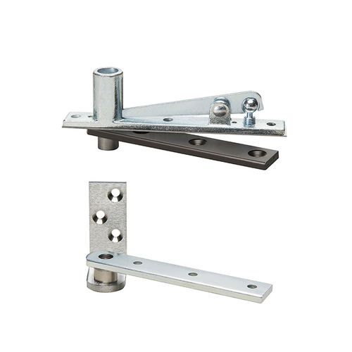 Center Hung Side Jamb Attached Pivot, Includes 320 Top Pivot, 1 In. Extended Spindle, Satin Chromium Plated