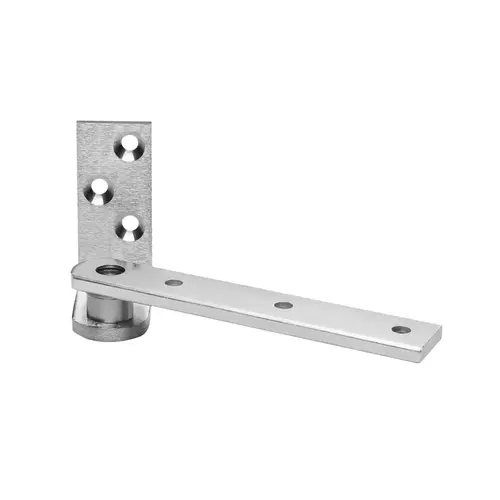 Center Hung Side Jamb Attached Pivot, Less Top Pivot, Satin Chromium Plated