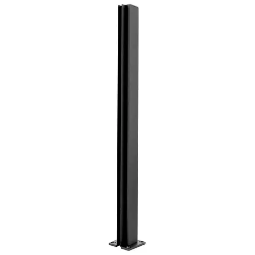 Matte Black 18" End Design Series Partition Post