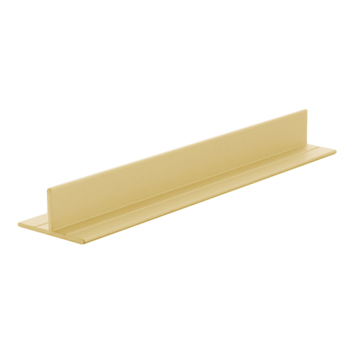 Brite Gold Anodized T- Bar Aluminum Channel 144" Stock Length