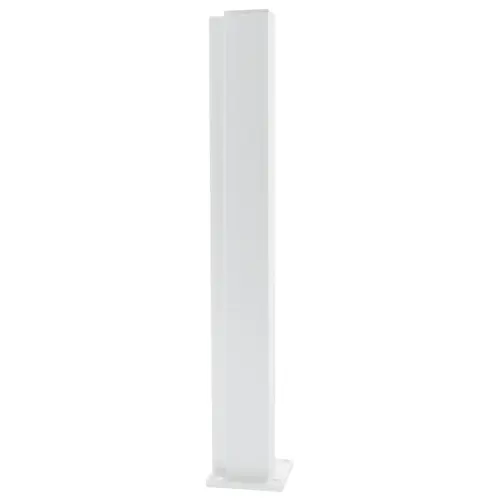 Brite Anodized 12" End Design Series Partition Post