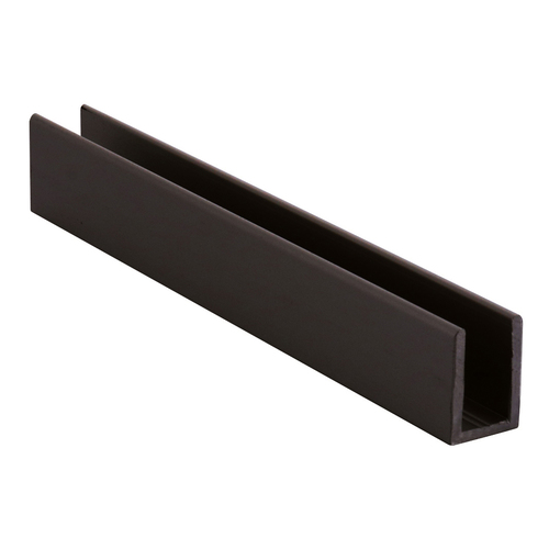 CRL SDCD5160RB Oil Rubbed Bronze 5/16" Single Aluminum UChannel 95