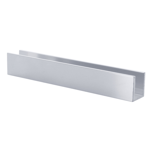 CRL SDCD12BS Brushed Stainless 1/2" Fixed Panel Shower Door Deep U