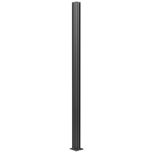 Matte Black 24" Corner Design Series Partition Post