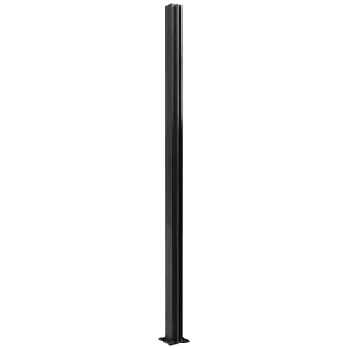 Matte Black 30" Center Design Series Partition Post