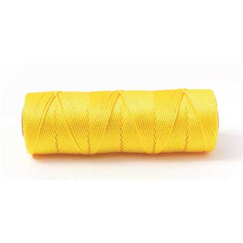 KingCord 342561IT #18 x 525 ft. Polypropylene Twisted Mason's Line Neon, Yellow