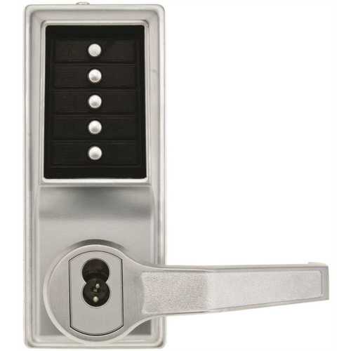 SIMPLEX 8100 SERIES MORTISE, RIGHT HAND REVERSE, BEST KEYOVERRIDE, PASSAGE, DEADBOLT, SATIN CHROME