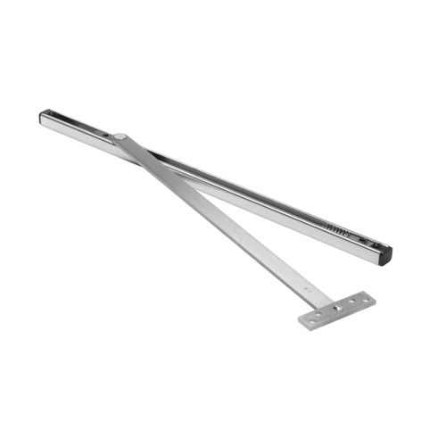 Rixson 2-326 619 Overhead Holders and Stops Satin Nickel Plated Clear Coated