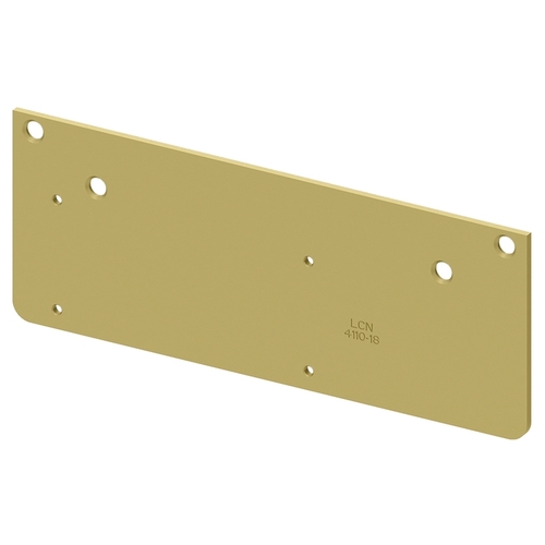 Door Closer Mounting Plates Satin Brass Painted