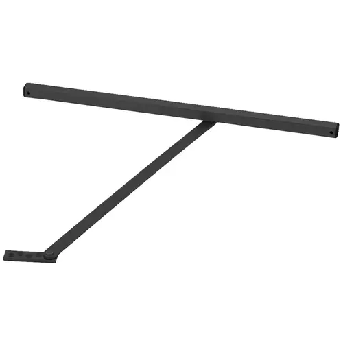 Medium Duty Size 3 Surface Overhead Stop Black Finish