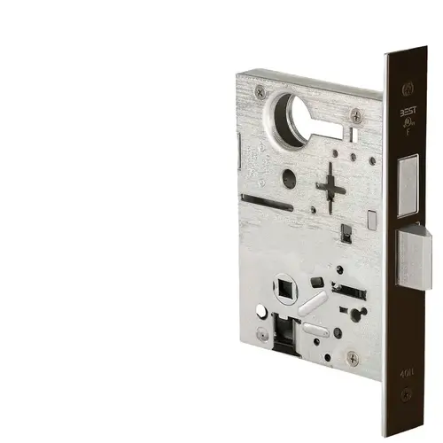 Mortise Lock Satin Bronze Blackened Satin Relieved Clear Coated