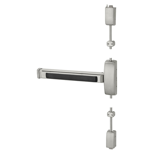 Exit Device Satin Nickel Plated Clear Coated
