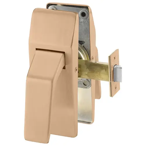 Hospital Push/Pull Latch Satin Bronze Clear Coated